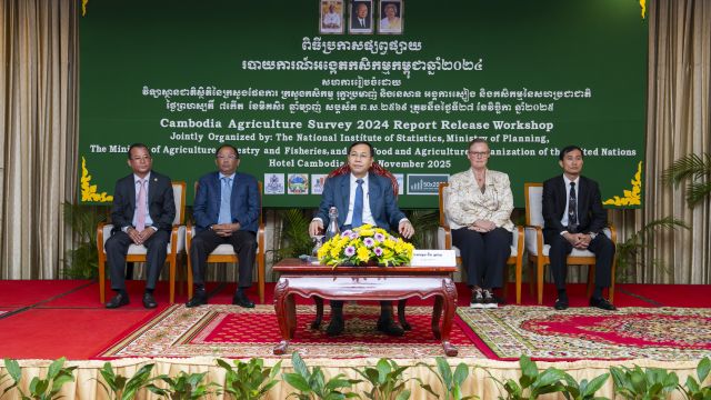 Cambodian officials sitting