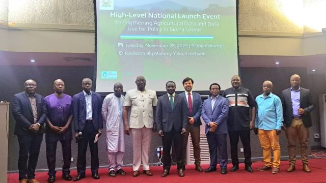 Officials at launch event